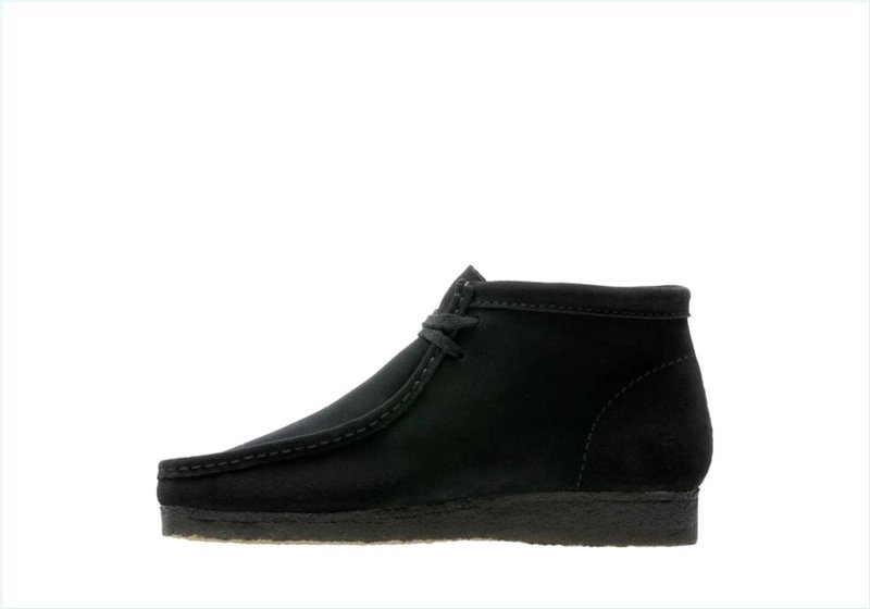  Wallabee Boot / Black Suede Mens Originals Icon Boots