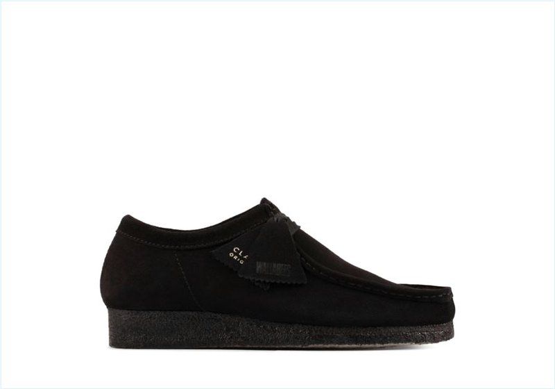  Wallabee / Black Suede Mens Originals Icon Shoes