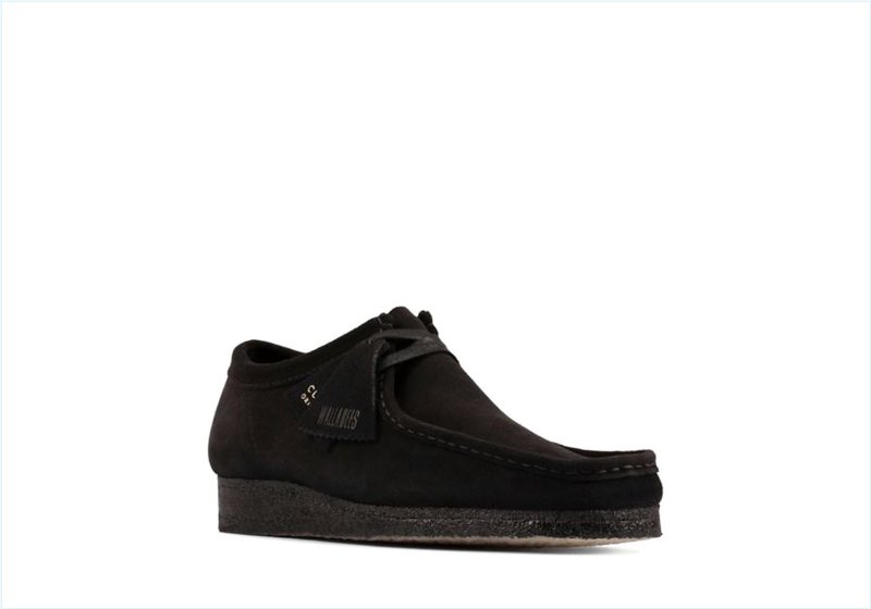  Wallabee / Black Suede Mens Originals Icon Shoes