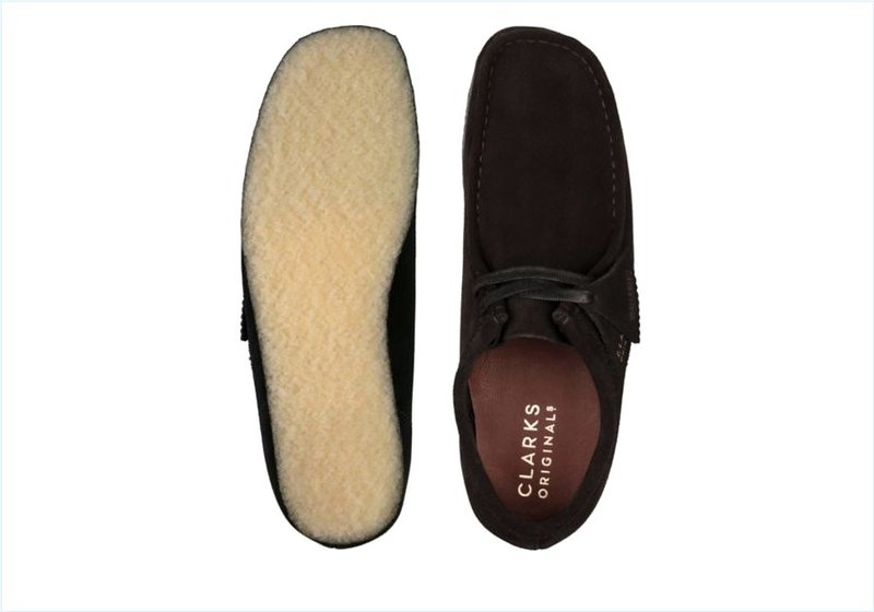  Wallabee / Black Suede Mens Originals Icon Shoes