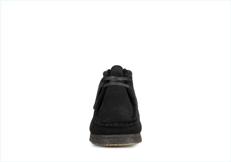  Wallabee Boot / Black Suede Womens Originals Icon Boots