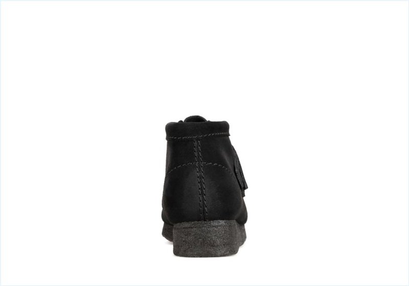  Wallabee Boot / Black Suede Womens Originals Icon Boots