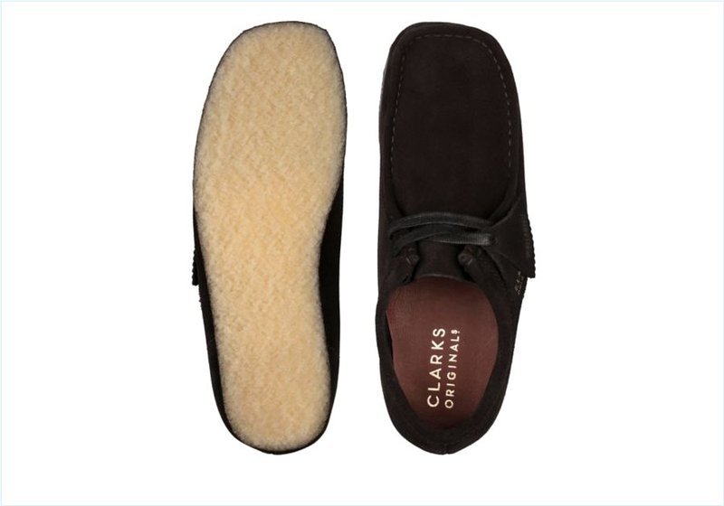  Wallabee / Black Suede Womens Originals Icon Shoes