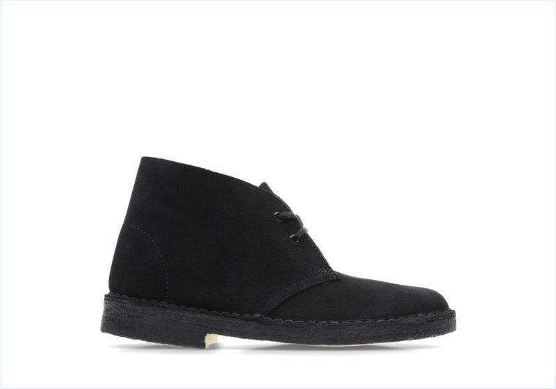  Desert Boot / Black Suede Womens Originals Icon Boots