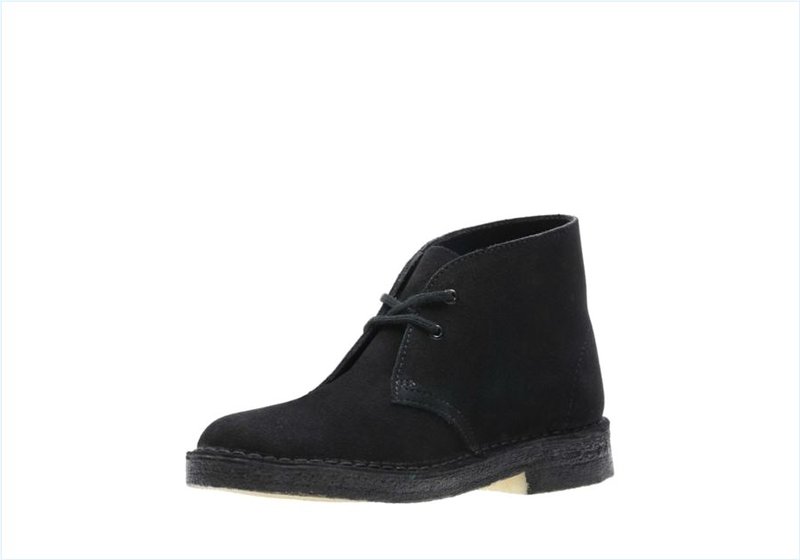  Desert Boot / Black Suede Womens Originals Icon Boots