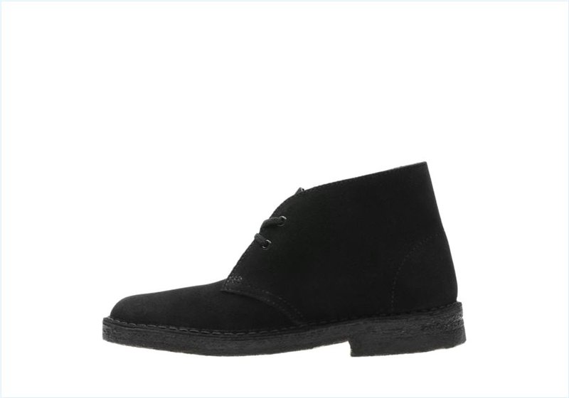  Desert Boot / Black Suede Womens Originals Icon Boots