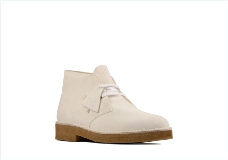  Desert Boot 221 / White Suede Mens Originals Boots