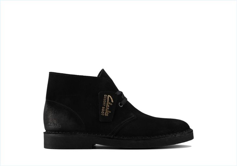  Desert Boot 2 / Black Suede Womens Boots