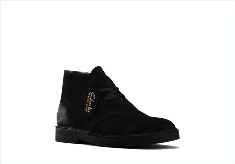  Desert Boot 2 / Black Suede Womens Boots