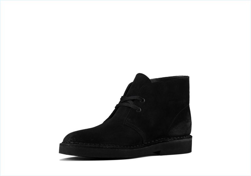  Desert Boot 2 / Black Suede Womens Boots