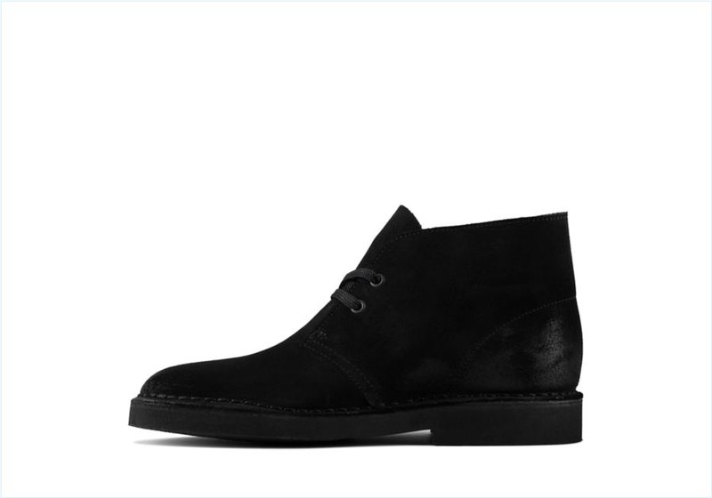  Desert Boot 2 / Black Suede Womens Boots