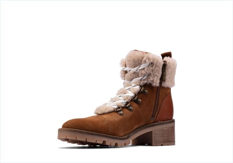  Roseleigh Sky / Dark Tan Suede Womens Boots