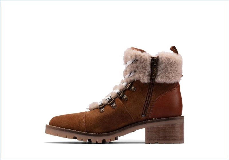  Roseleigh Sky / Dark Tan Suede Womens Boots