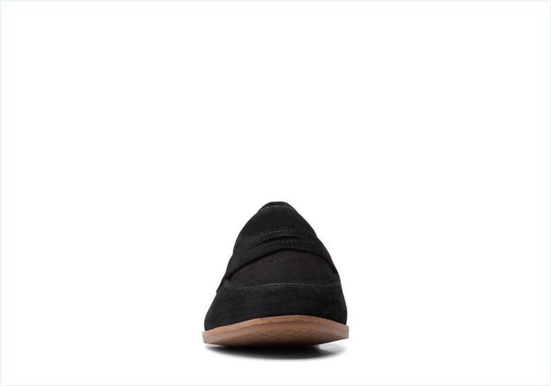  Trish Rose / Black Suede Womens Shoes