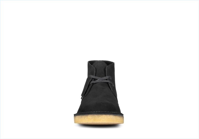  Desert Boot 221 / Black Suede Mens Originals Boots