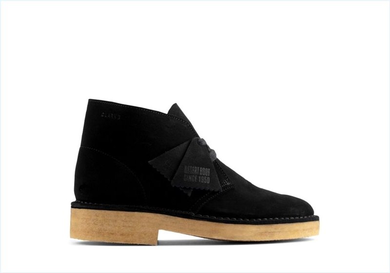  Desert Boot 221 / Black Suede Womens Originals Boots