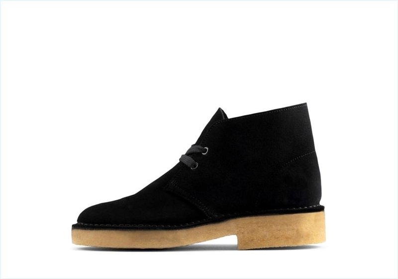  Desert Boot 221 / Black Suede Womens Originals Boots