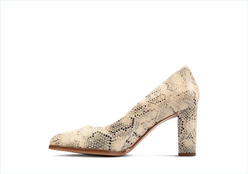  Kaylin Cara 2 / Taupe Snake Womens Shoes