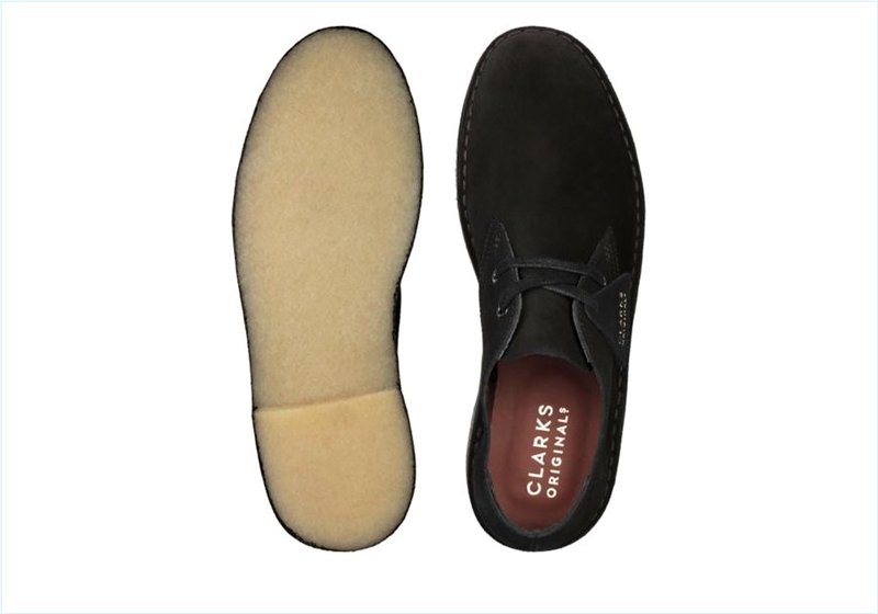  Desert Khan / Black Suede Mens Originals Icon Shoes