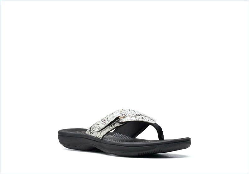  BREEZE SEA / Black Snake Womens Sandals