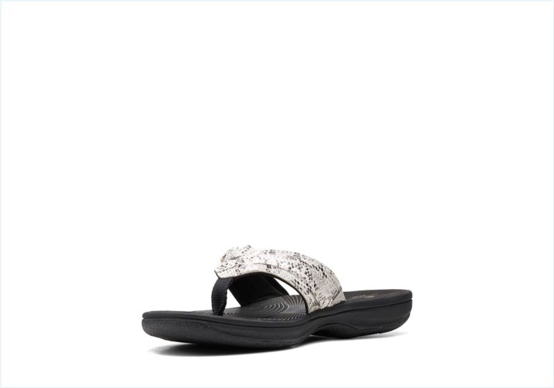  BREEZE SEA / Black Snake Womens Sandals