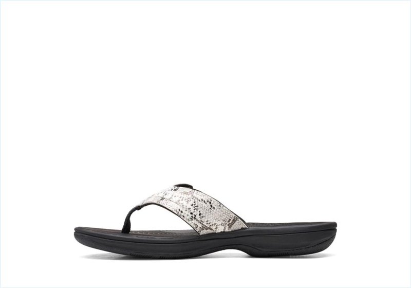  BREEZE SEA / Black Snake Womens Sandals