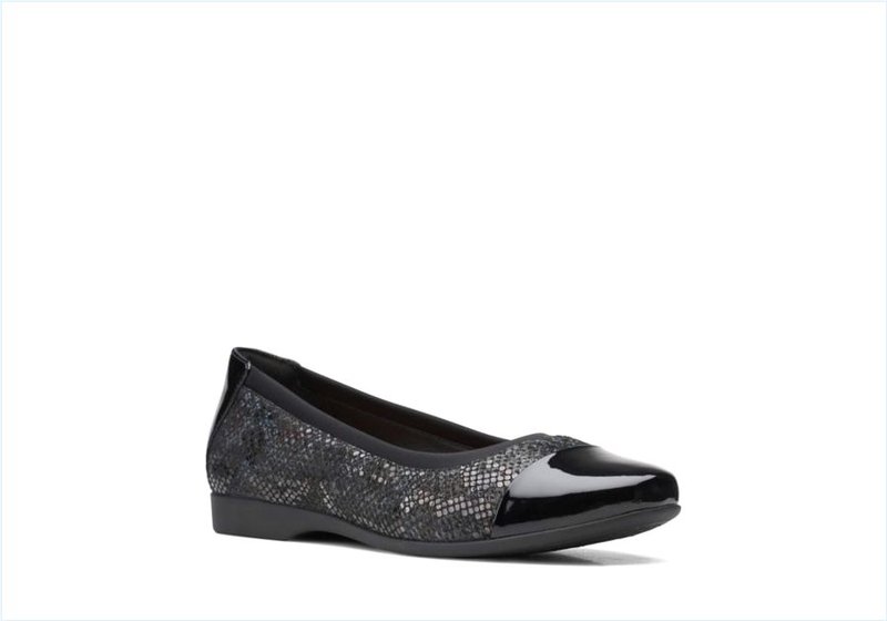  Un Darcey Cap 2 / Black Snake Womens Shoes