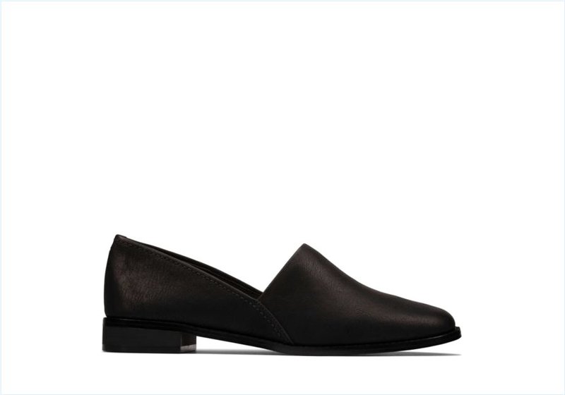  Pure Easy / Black Leather Womens Shoes