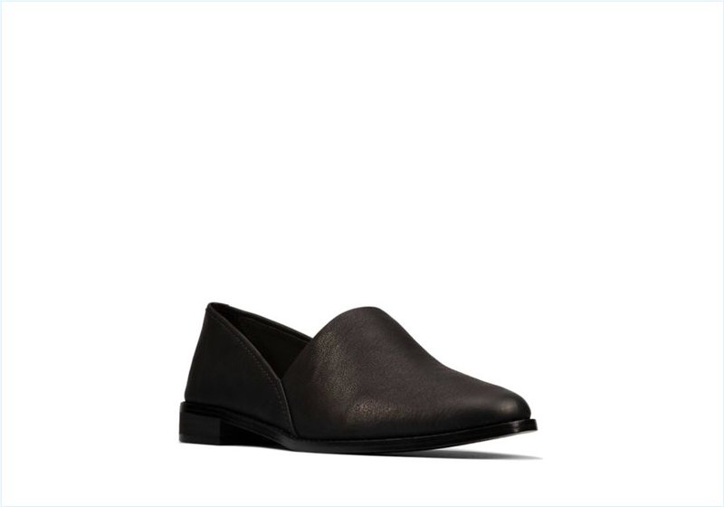  Pure Easy / Black Leather Womens Shoes