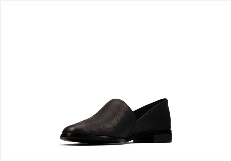  Pure Easy / Black Leather Womens Shoes