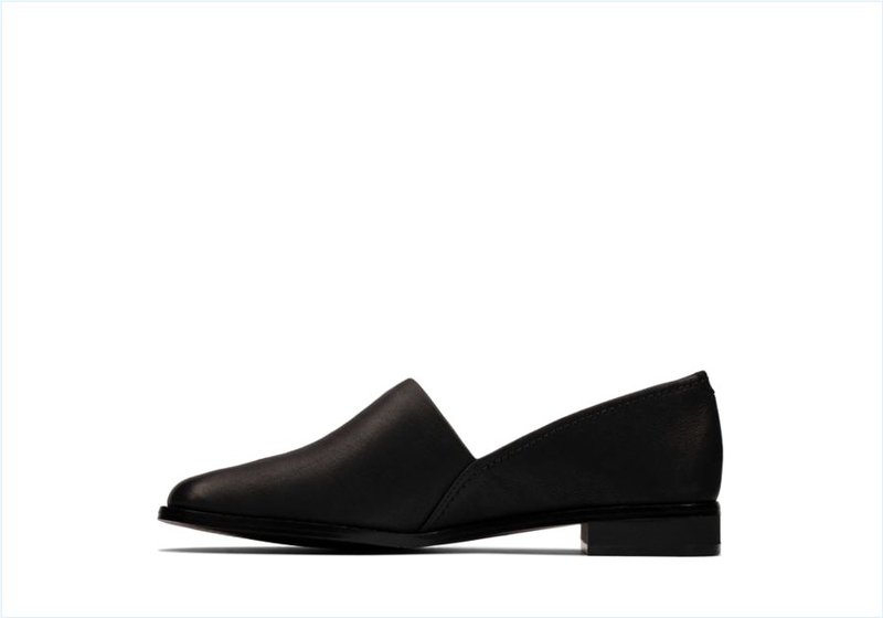  Pure Easy / Black Leather Womens Shoes