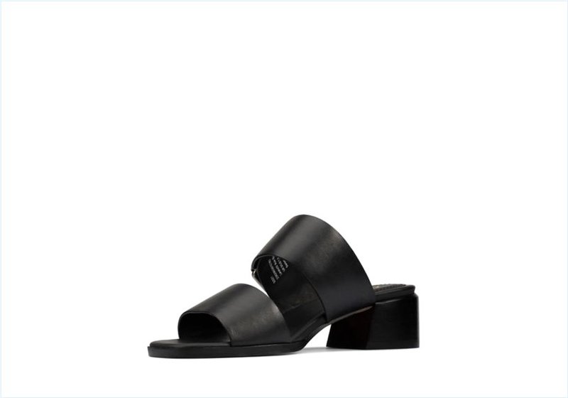  Landra 35 Mule / Black Leather Womens Sandals