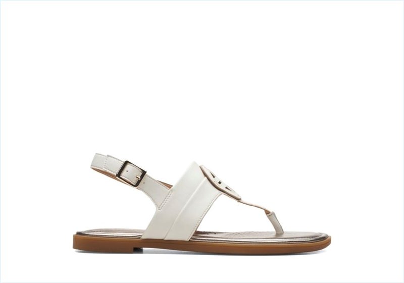  Reyna Glam / White Synthetic Womens Sandals