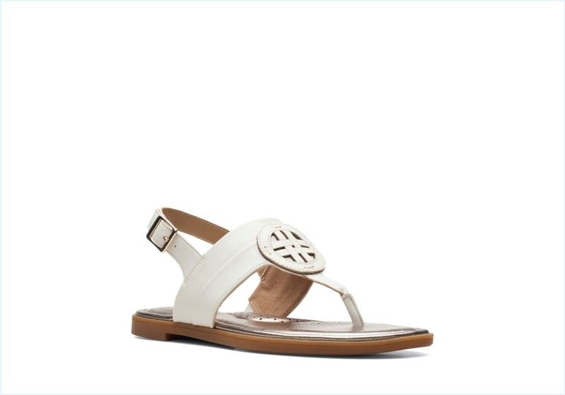  Reyna Glam / White Synthetic Womens Sandals