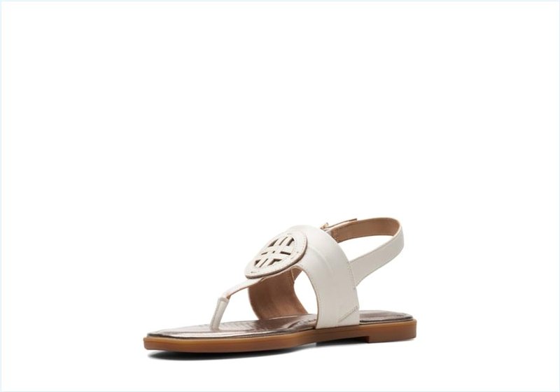  Reyna Glam / White Synthetic Womens Sandals