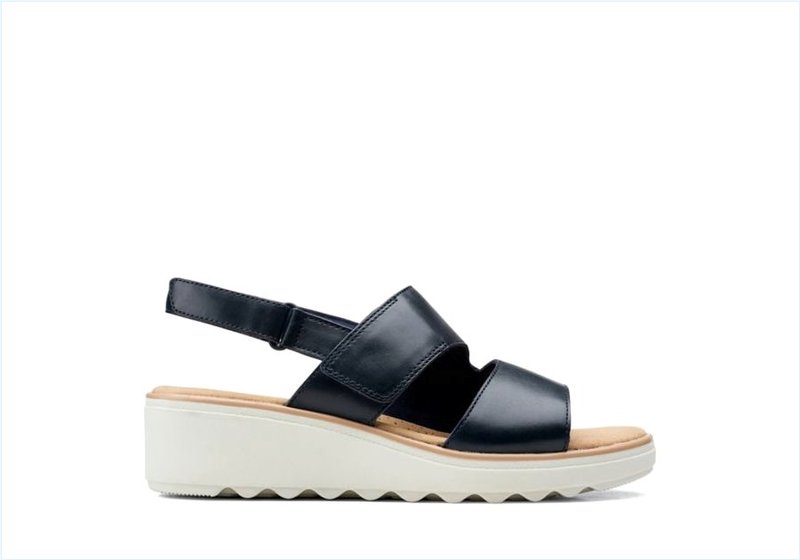  Jillian Pearl / Navy Leather Womens Sandals