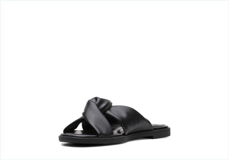  Reyna Twist / Black Synthetic Womens Sandals