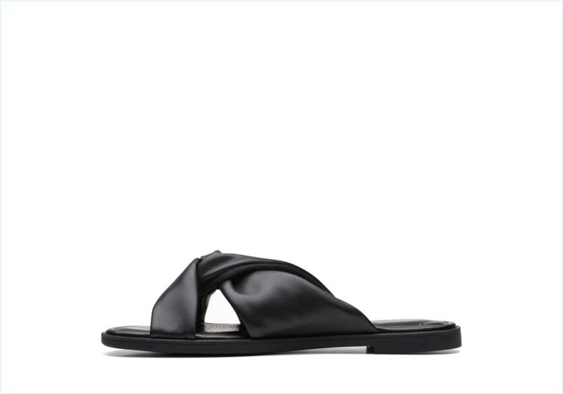  Reyna Twist / Black Synthetic Womens Sandals