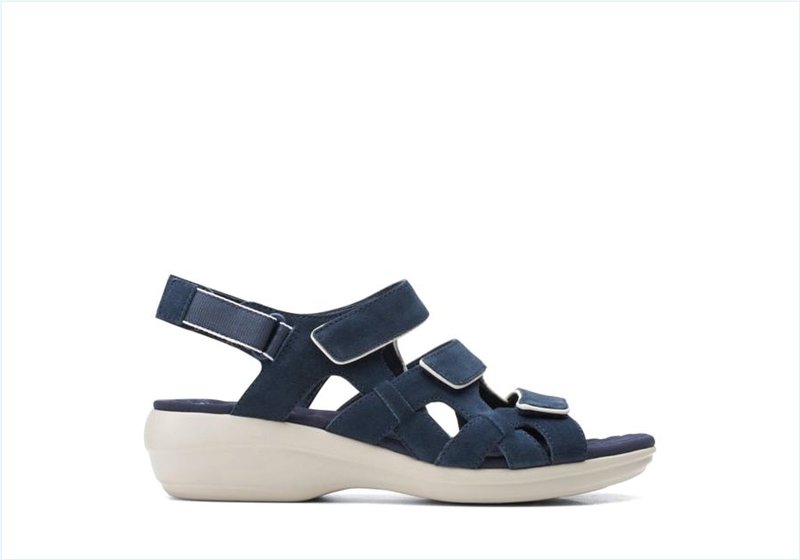  Alexis Band / Navy Womens Sandals