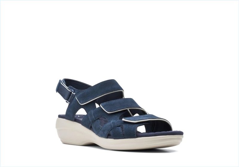  Alexis Band / Navy Womens Sandals