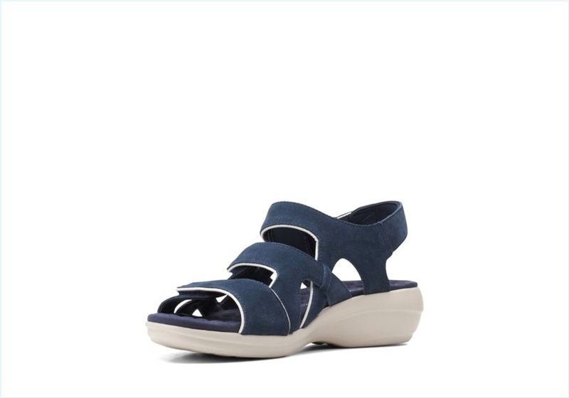  Alexis Band / Navy Womens Sandals