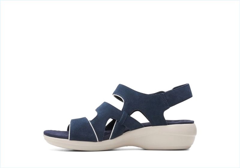  Alexis Band / Navy Womens Sandals