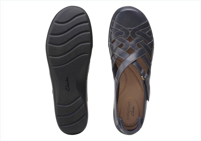  Cora Dream / Navy Leather Womens Sandals