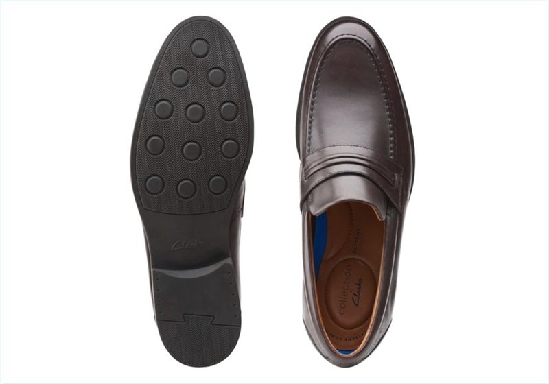  Whiddon Loafer / Dark Brown Mens Shoes