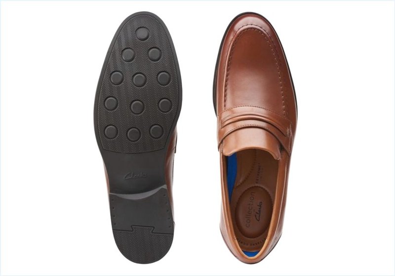  Whiddon Loafer / Dark Tan Mens Shoes