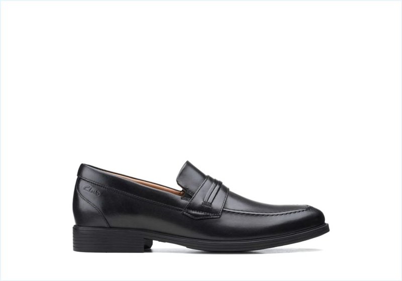  Whiddon Loafer / Black Leather Mens Shoes