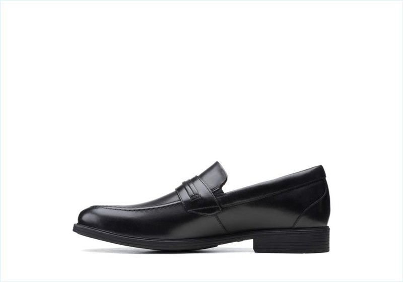  Whiddon Loafer / Black Leather Mens Shoes