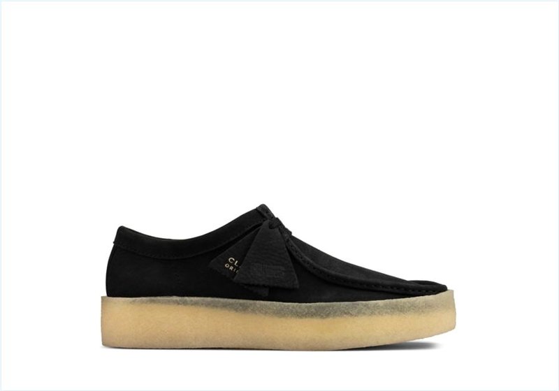  Wallabee Cup / Black Nubuck Mens Originals Icon Shoes