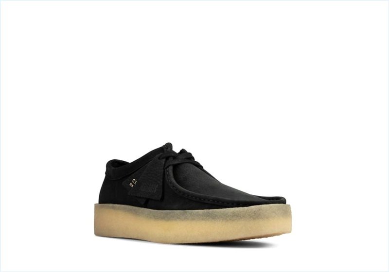  Wallabee Cup / Black Nubuck Mens Originals Icon Shoes