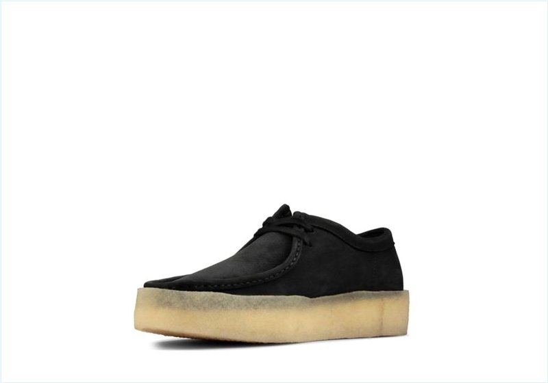  Wallabee Cup / Black Nubuck Mens Originals Icon Shoes